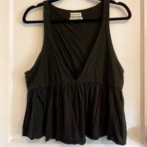 UO Plunge Neck Tank